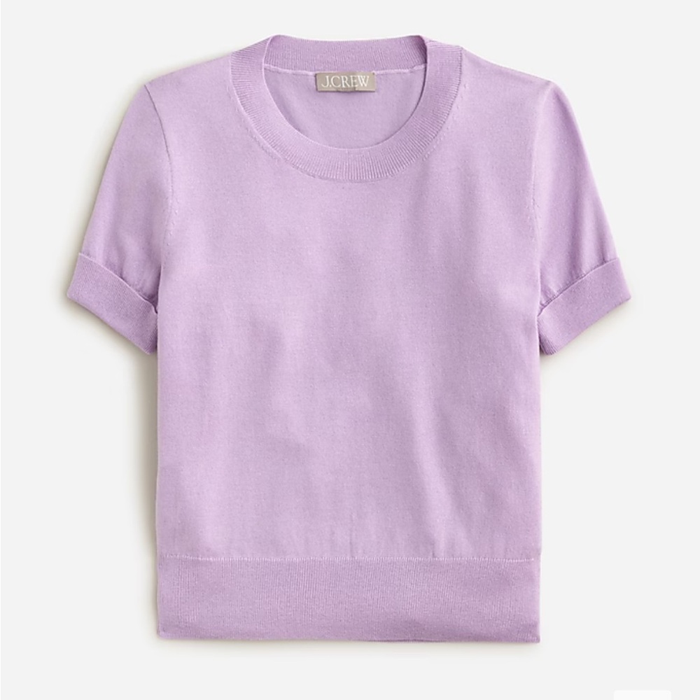 JCREW, medium. NEVER WORN. Shrunken TENCEL™ lyocell-blend T-shirt